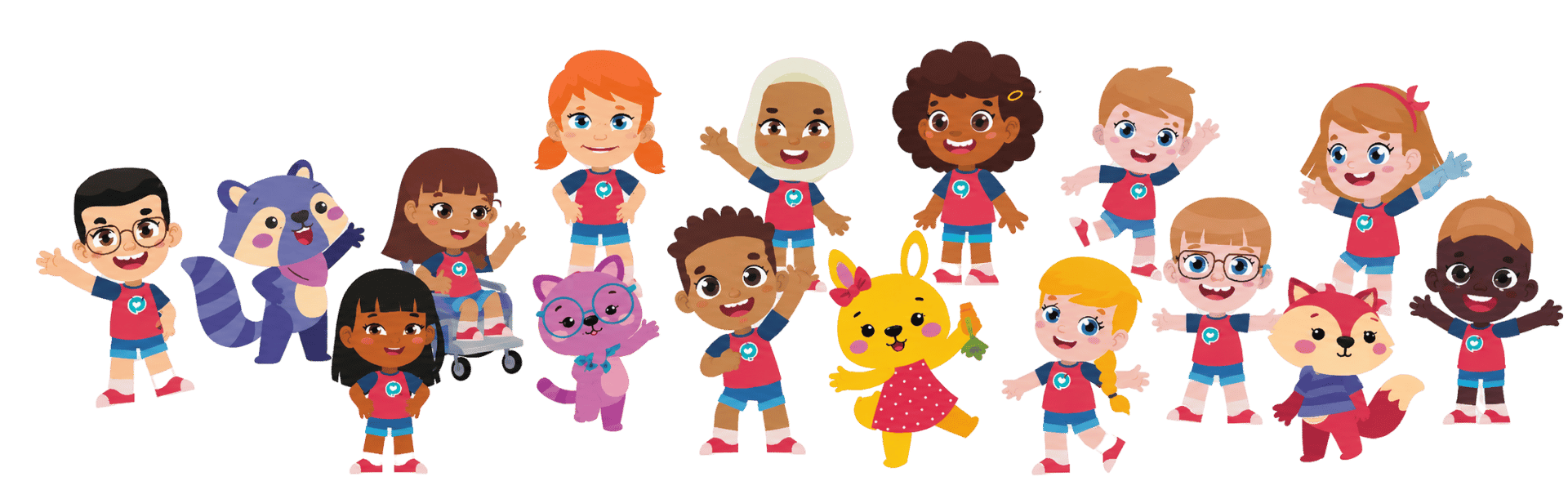 characters and diverse avatars