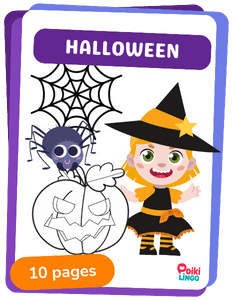 free kids printables halloween vocabulary